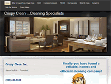 Tablet Screenshot of crispyclean.net